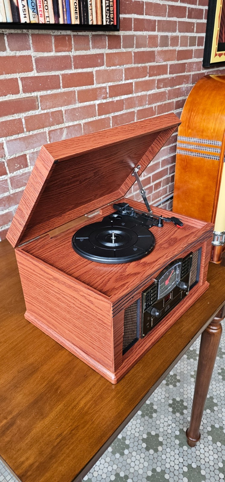 Crosley CR42D-PA Lancaster Turntable Bluetooth Record Player - Open Box Savings!