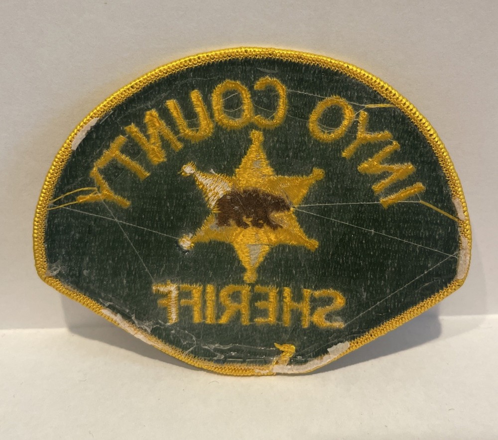 NEW Inyo County Sheriff California CA Patch