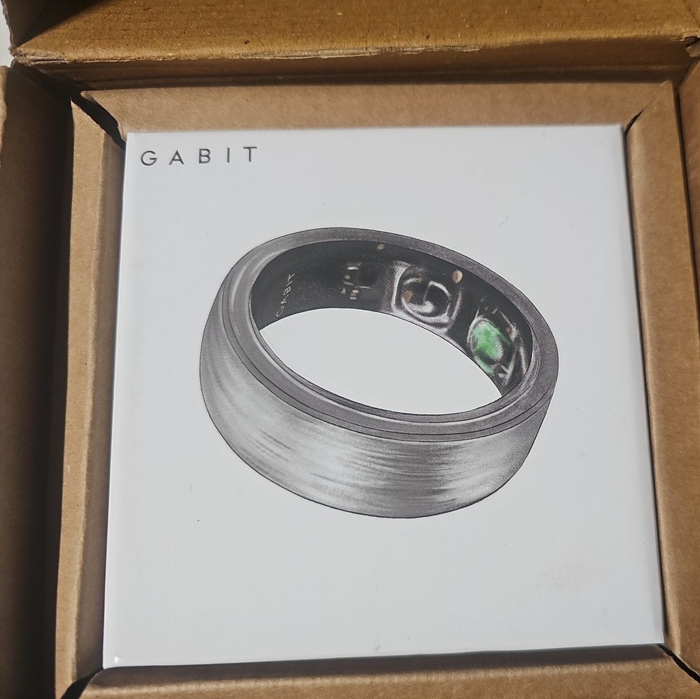 Gabit Smart Ring Size 9 Silver