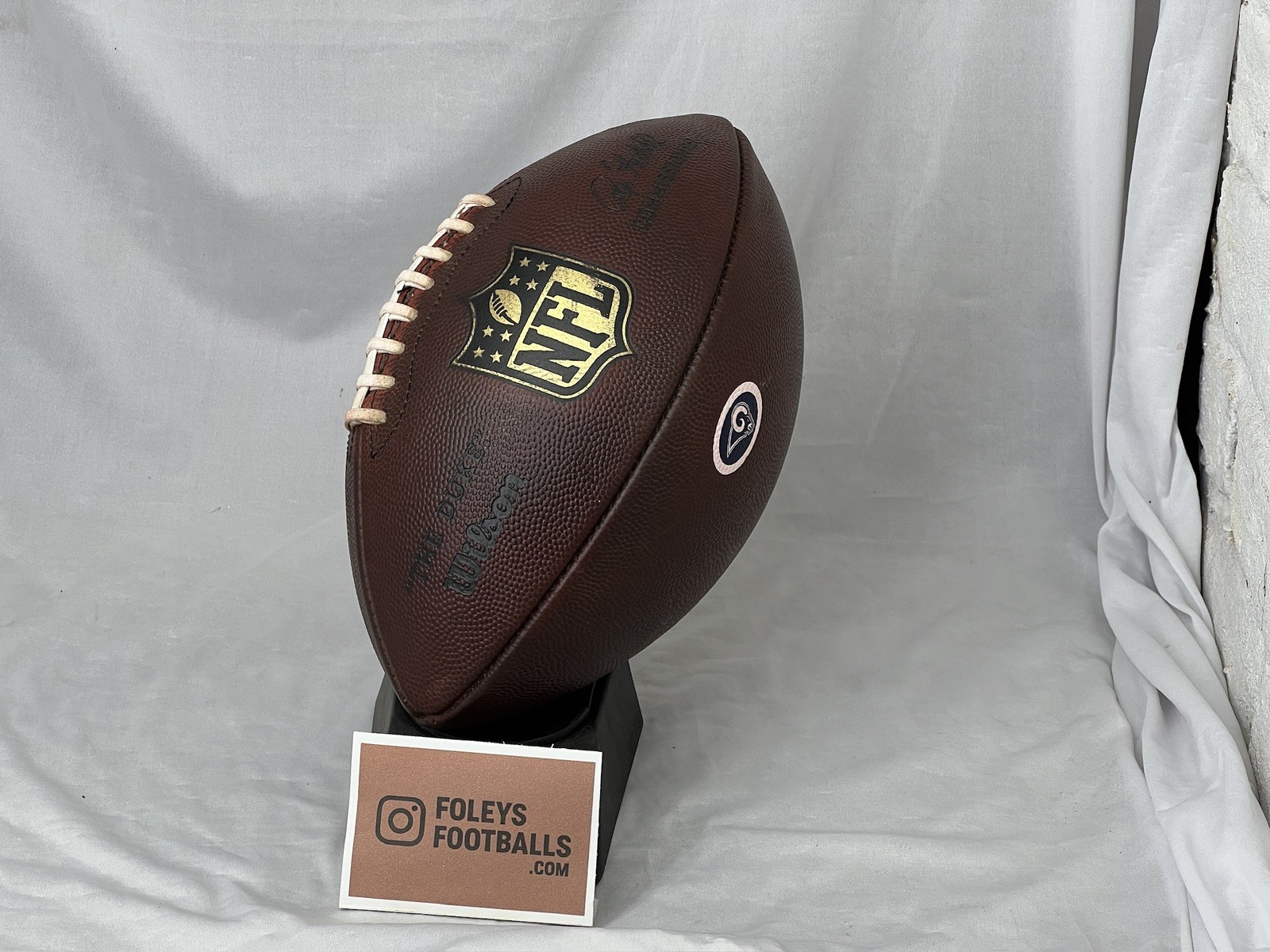 Flash sale!! RAMS LOGO - NFL "The Duke" Wilson Football - Prepped & Conditioned