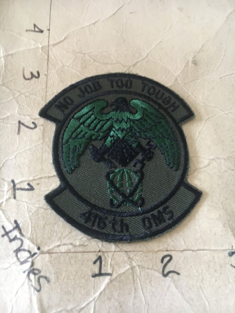 USAF  416th OMS Squadron subdued patch 6/5/25