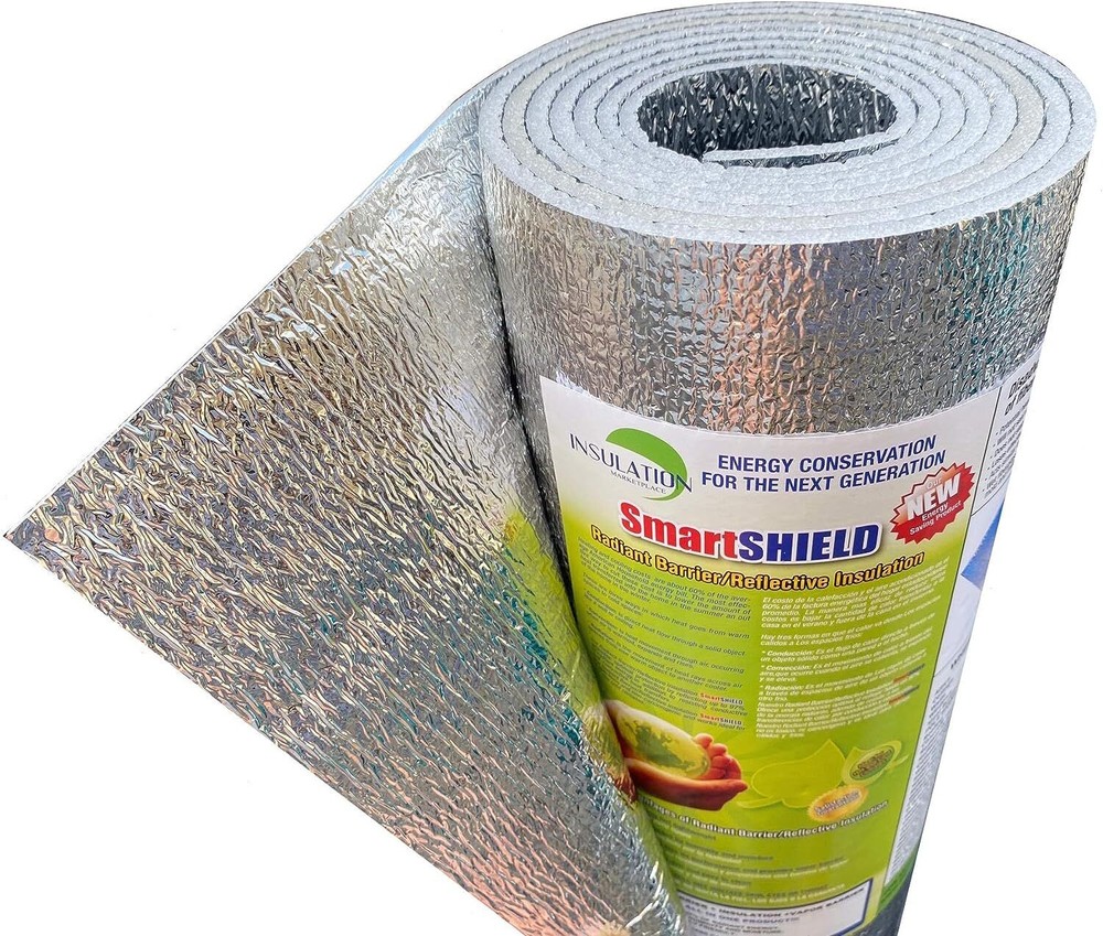 SmartSHIELD-3mm Reflective Insulation roll, Foam Core Radiant Barrier, Foil wrap