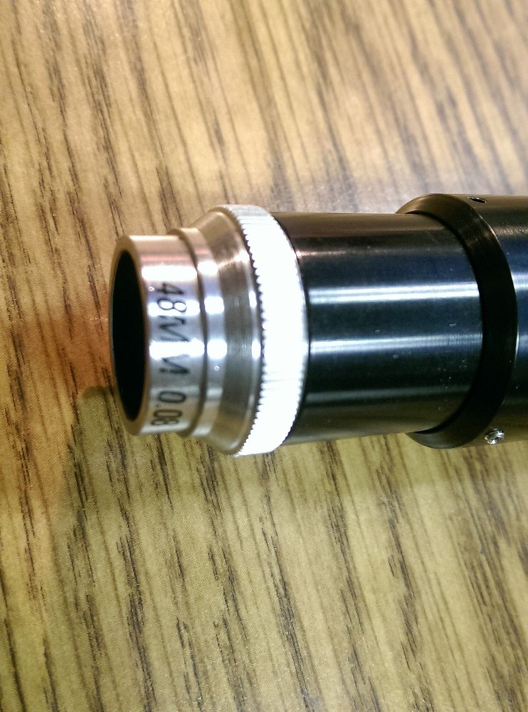 Leica 48MM 0.08 C-mount Video Camera Microscope Lens Variable