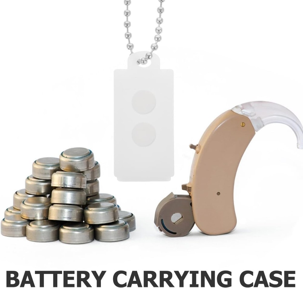 Compact Keychain Battery Storage Case for Button Cells - Eco-Friendly & Portable