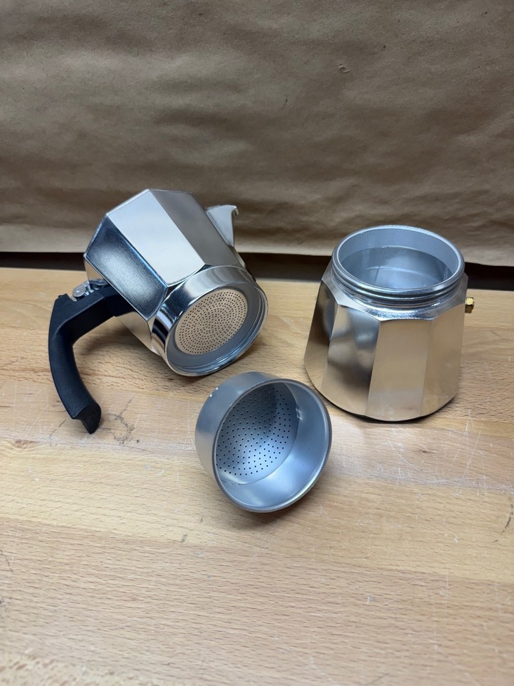 Cafe Du Chateau Espresso Maker – Manual Espresso Coffee Maker, Greca Style