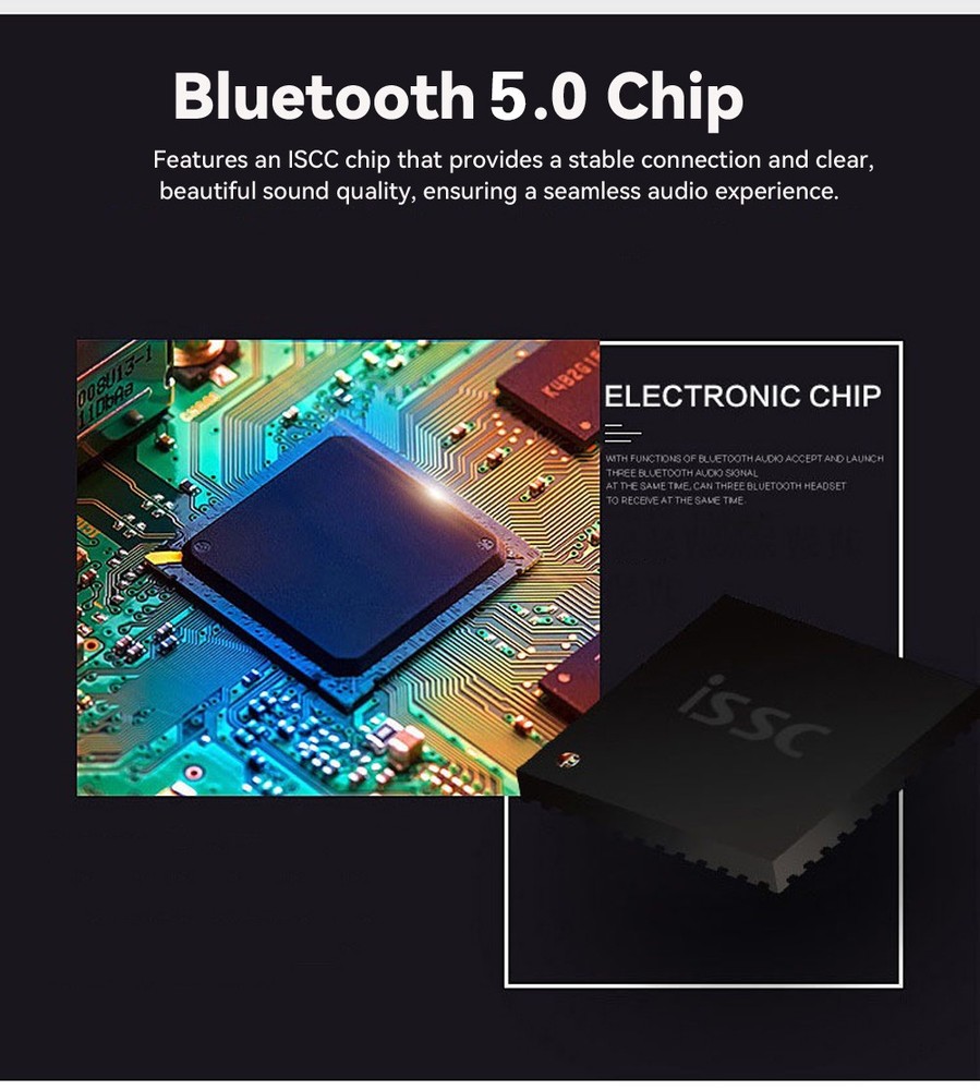 Bluetooth-Compatible Audio Adapter Receive-Send 2-in-1 Sending Out One-Three