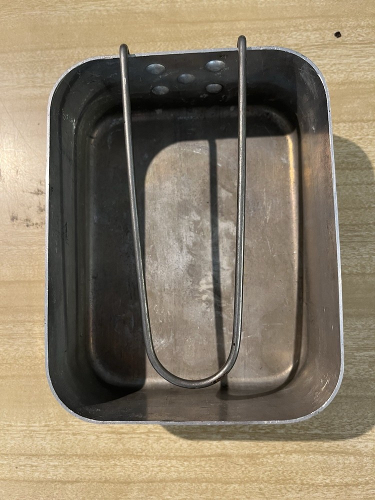 British Army 1945 Single Mess Tin Vintage WW2 Military Surplus #2