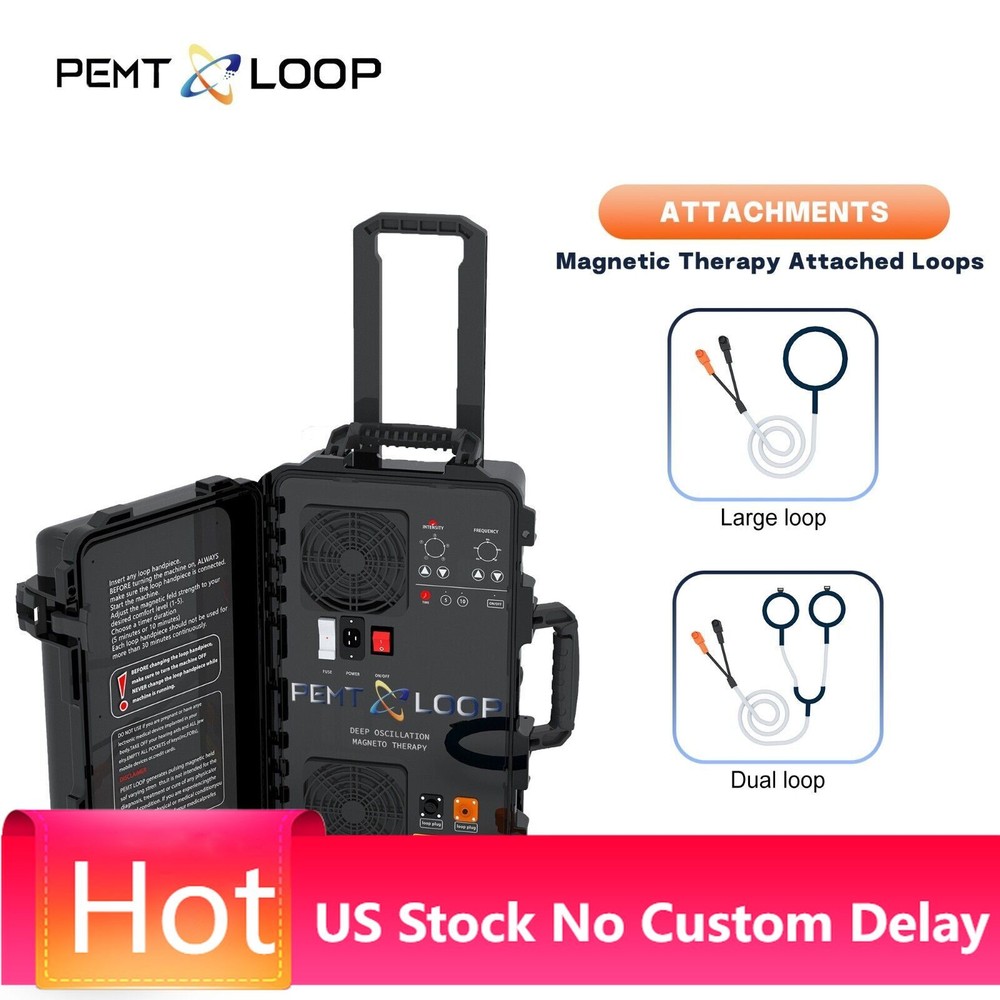 PEM Pmst Loop Physio Magneto Therapy Relax Massage Device with Large Double Loop