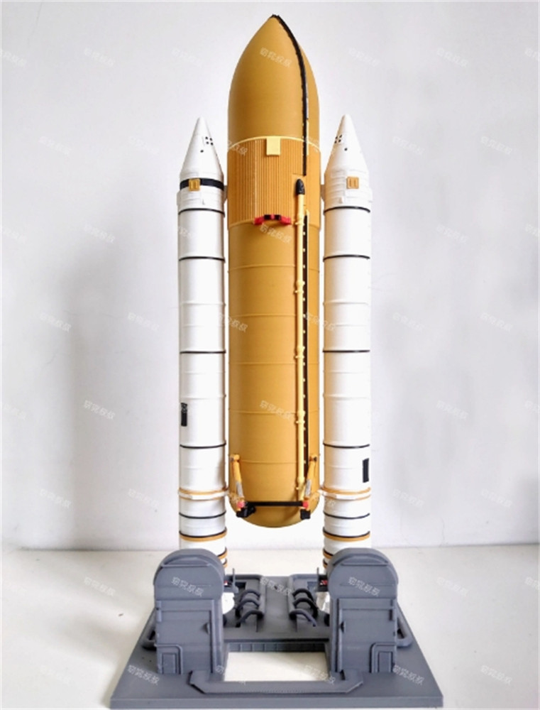 1/400 Scale Discovery Space Shuttle Launch Platform Spacecraft Static Model 3D
