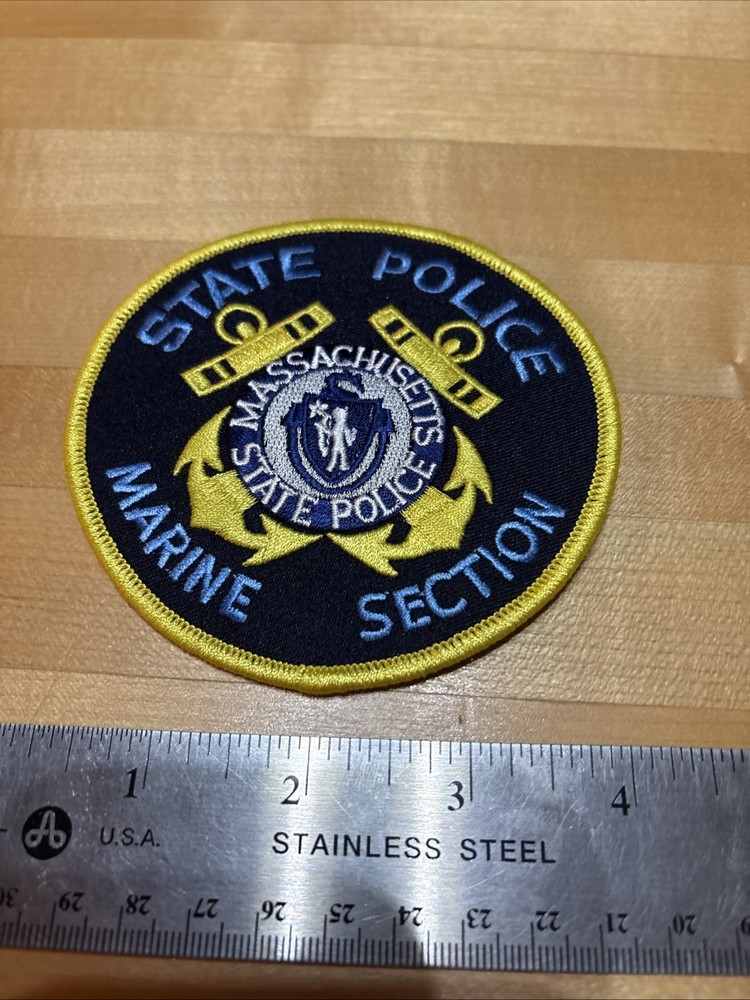 Massachusetts State Police Marine Section Patch