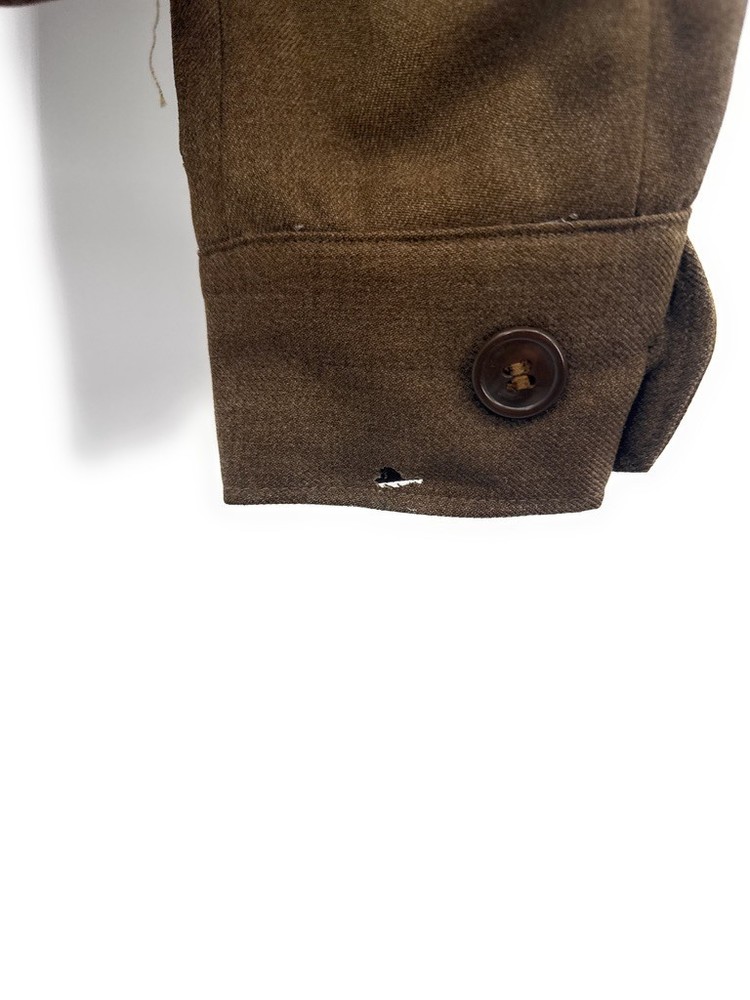 Wwii Army Coat Jacket Brown Uniform