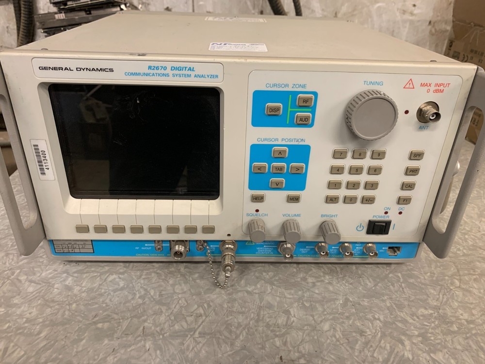 General Dynamics R2670 (Motorola R2670) Digital Communications System Analyzer