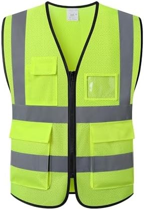 Reflective Safety Vest for Work and Construction