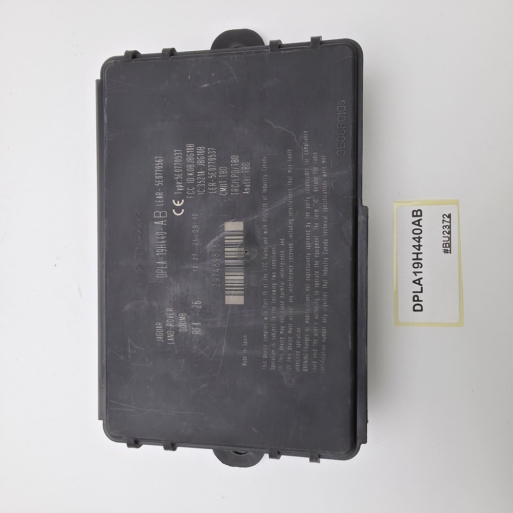2011-2019 Jaguar XF Control Unit Keyless System DPLA19H440AB