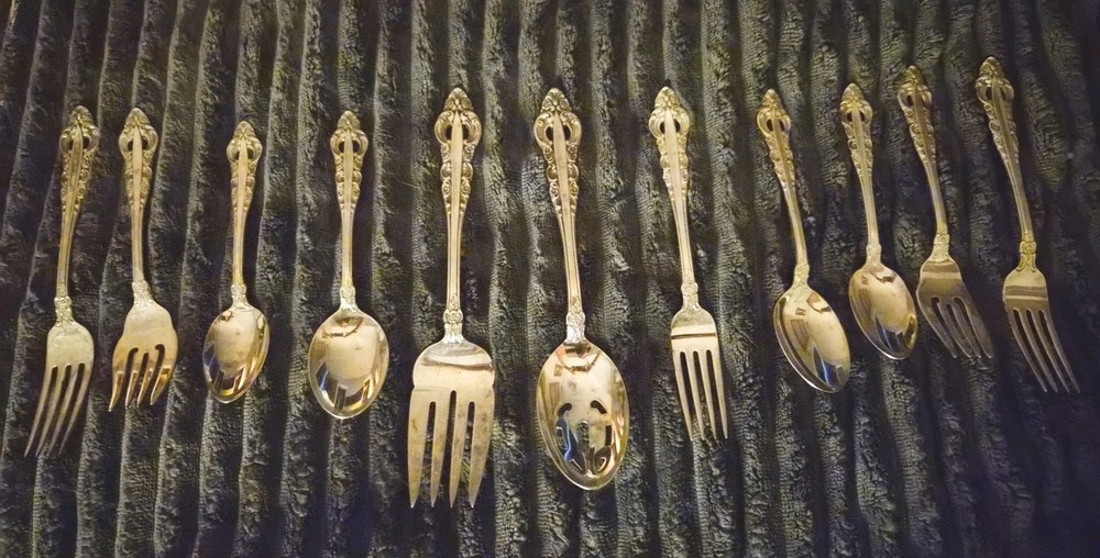 Reed and Barton silverware set
