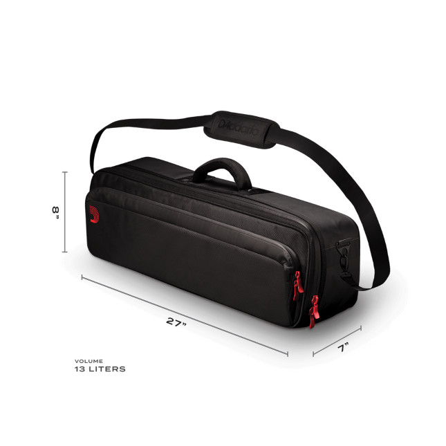 D'Addario Single Row Pedalboard Transporter Case