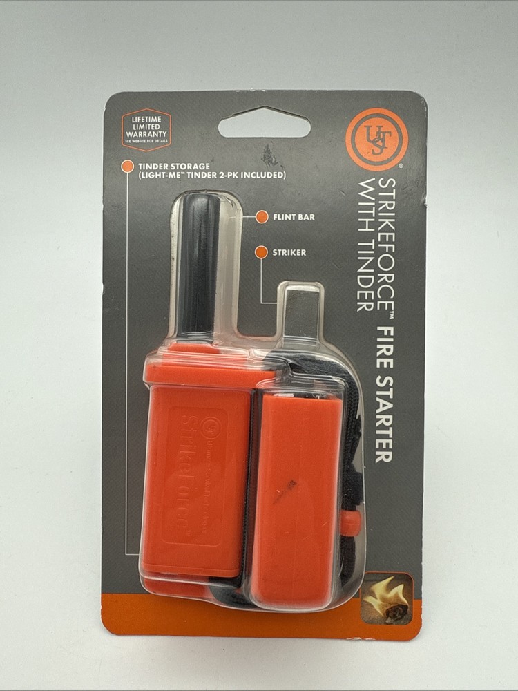 StrikeForce Fire Starter - Camping, Backpacking, Hiking, Survival
