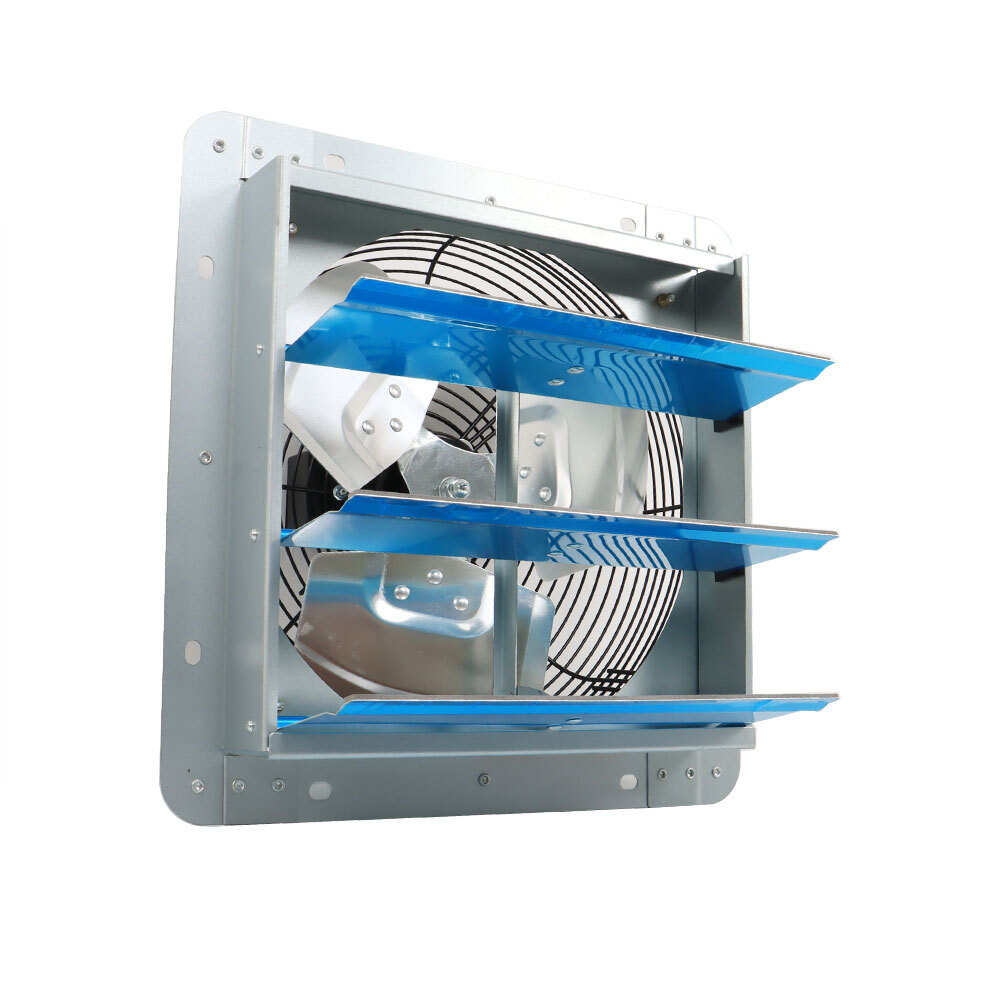 12" Shutter Exhaust Fan Automatic Shutters, Speed Control Workshop Multipurpose