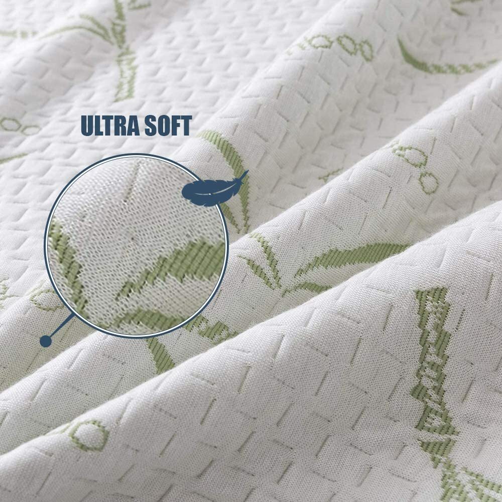 Bamboo Waterproof Mattress Protector Quilted Breathable Premium Mattress Cover