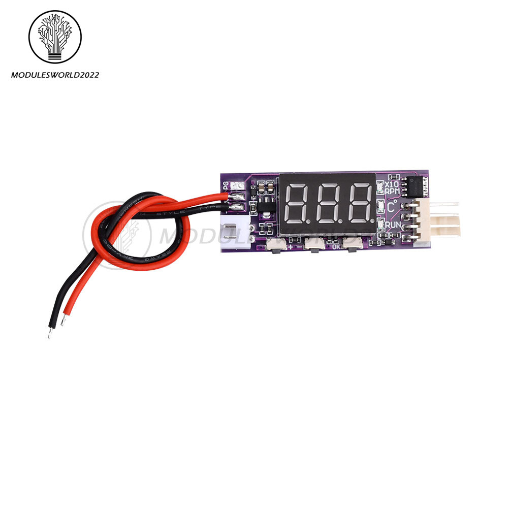 DC 12V 3A 4-Wire PWM PC CPU Fan Temperature Control Thermostat Speed Controller