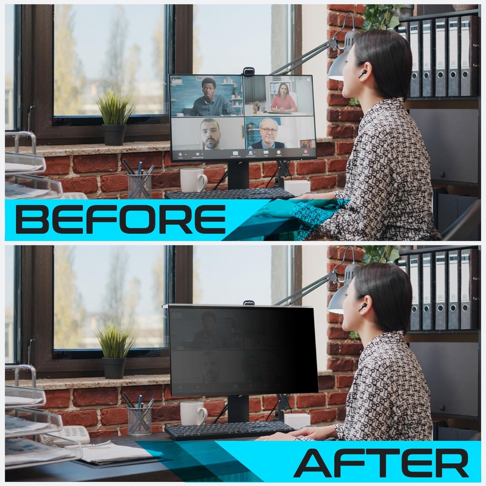 Privacy Screen Panel for 19 inches (Screen Measured Diagonally) Computer