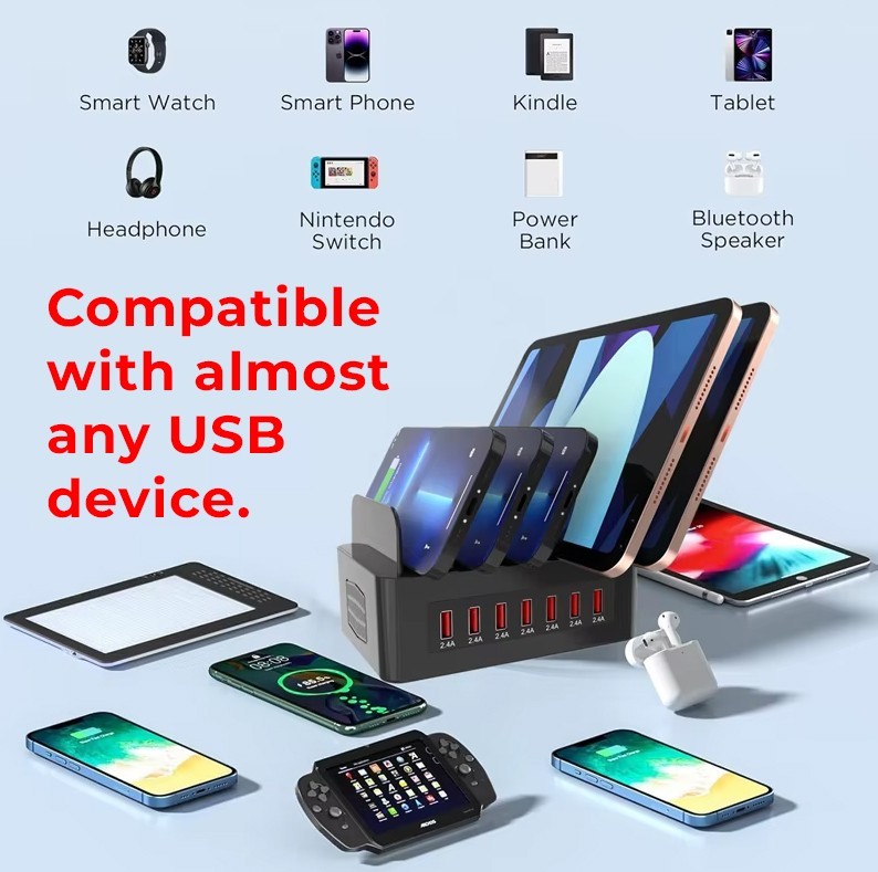 Smart USB Power Bay for NMMiner, Nerdminer, Bitcoin Lottery Miners