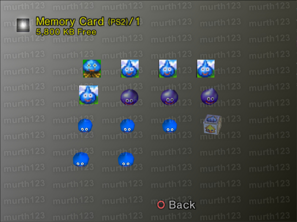 Dragon Quest MAX Start END 100% ITEMS STATS MAX PS2 | MEMORY CARD SAVES |