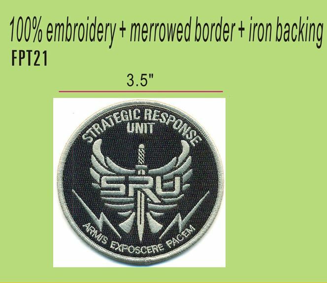 FLASHPOINT SRU T.V. SHOW TACTICAL ROUND PATCH - FPT21