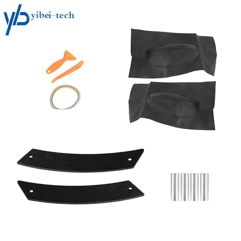 For 1998-2010 Volkswagen Beetle Interior Door Handle Panel＆Insert Cards Leather