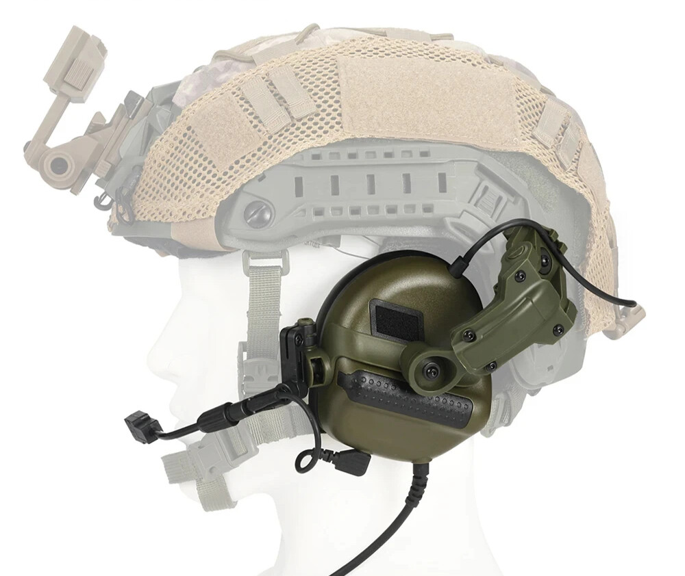 Earmuffs Tactical Helmet Headset Electronic Hearing Protector Hunting Active