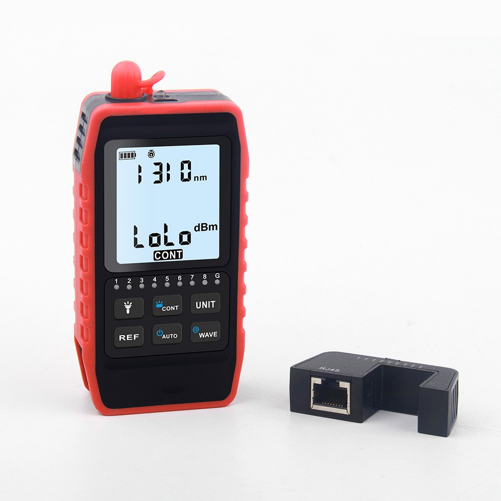 VXSCAN NF-908 MINI Optical Power Meter RJ45 Network Test Portable