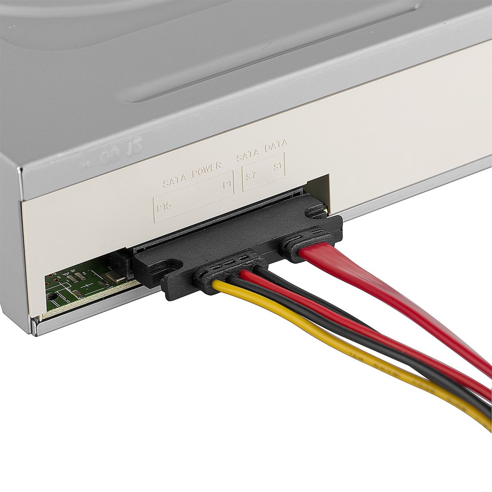SATA Data Power Combo Cable Desktop HDD Hard Drive DVD Rom Internal Wire Adapter