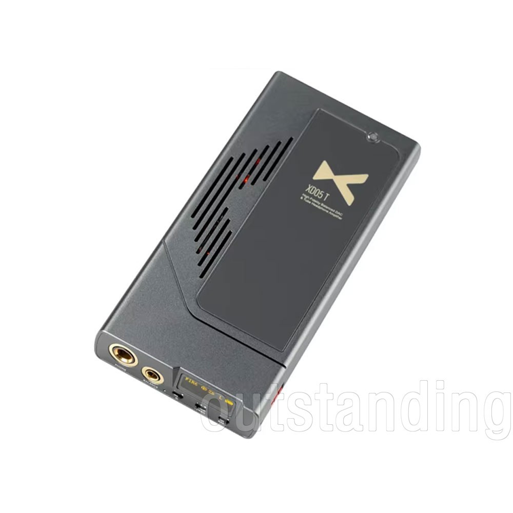 xDuoo Grey XD05T Portable Electronic Tube Audio Decoder Headphone Amplifier ot34