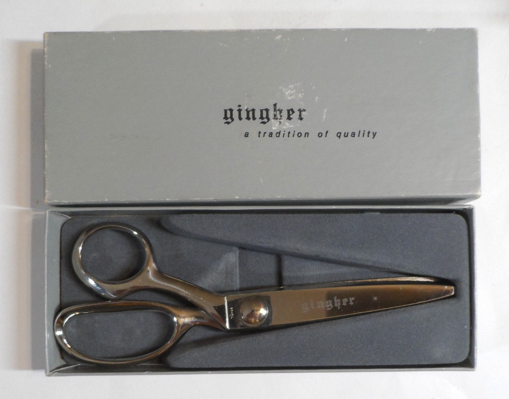 Gingher G-7PL (Left Hand) Pinking Shears Scissors