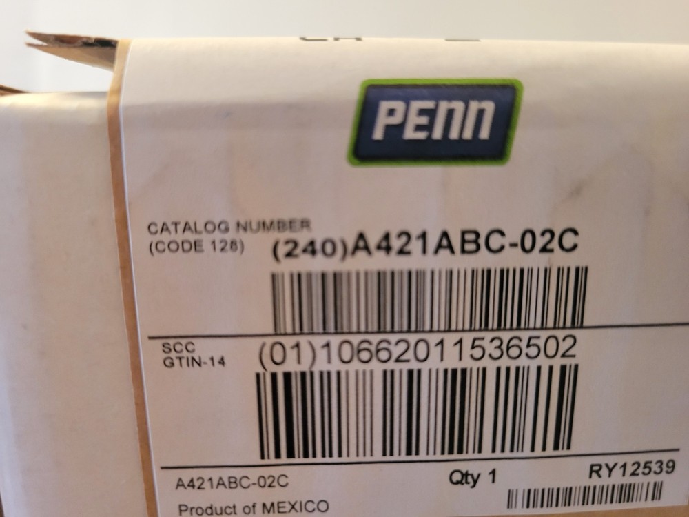 Johnson Controls A421abc-02C Temperature Control NEW PENN