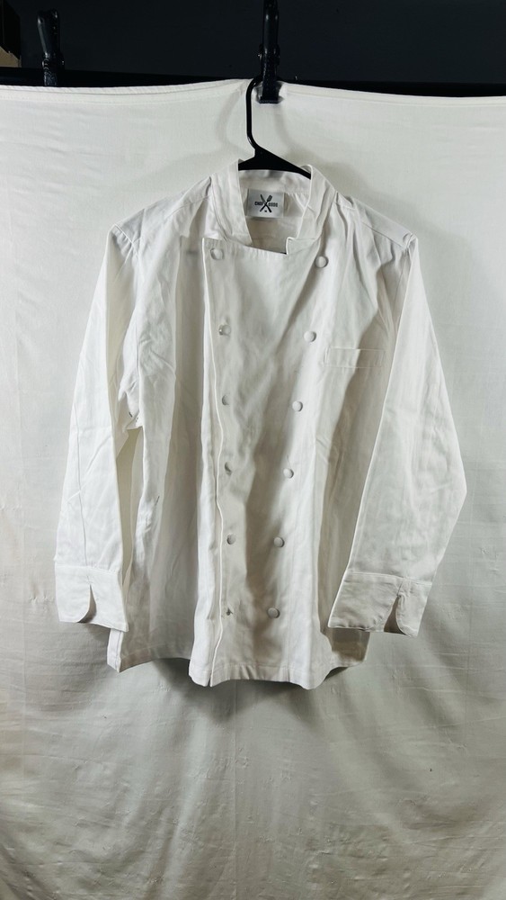 Chefs Shirt Jacket White size M Chef Code.