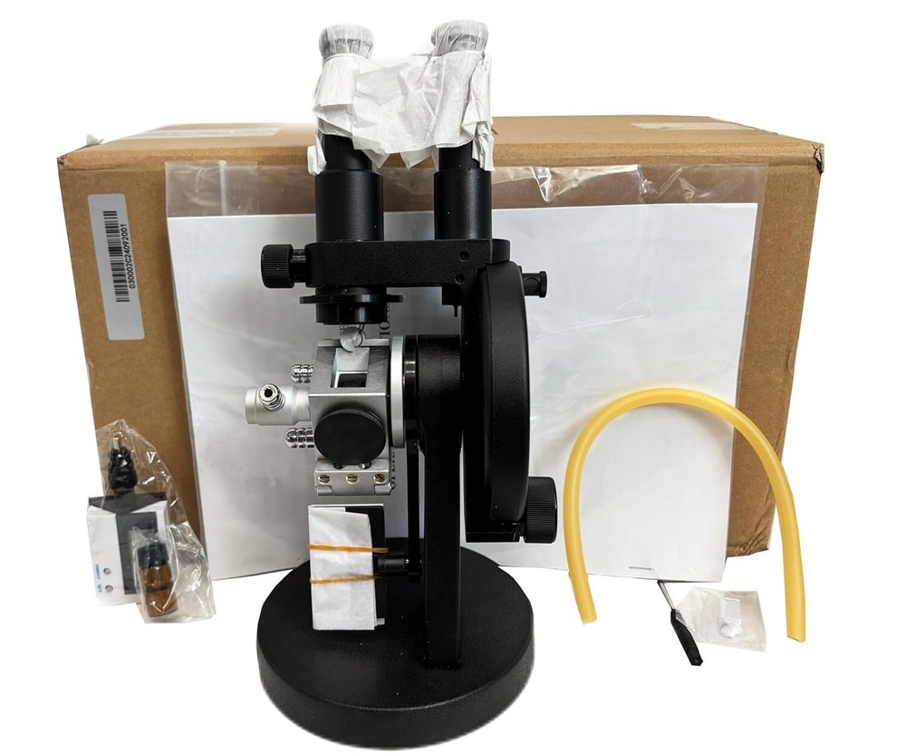 Binocular Refractometer Lab ABBE Refractometer with 1.3000-1.7000nD 0.0-95% Brix