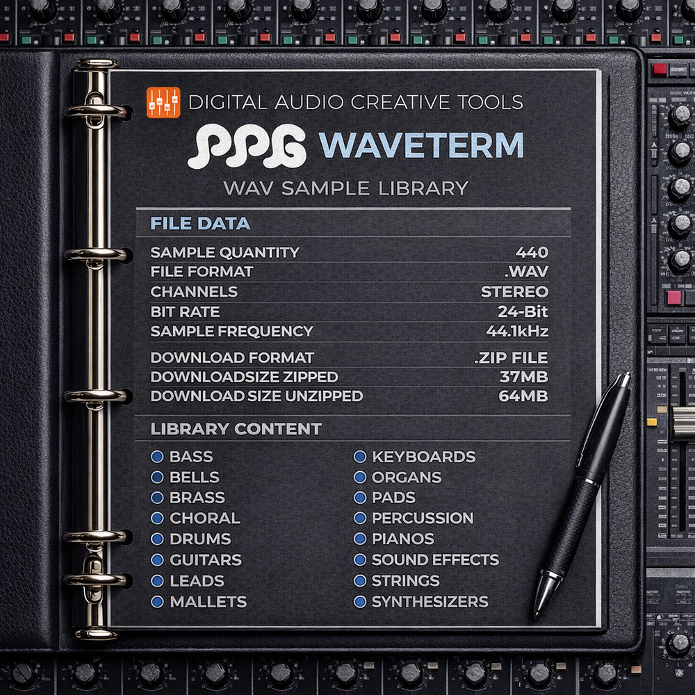 PPG Waveterm Synthesizer Sample Library