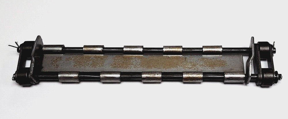 INDUSTRIAL 12" LONG MACHINE CONVEYER CHAIN LINK 2" WIDTH STEEL MATERIAL