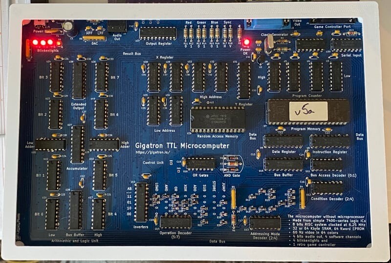 Gigatron TTL Computer Pre-programmed ROM v5a