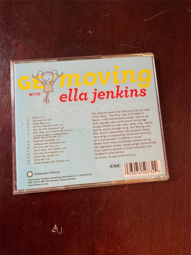 Get Moving with Ella Jenkins [Audio CD] Ella Jenkins and Guy Guilbert