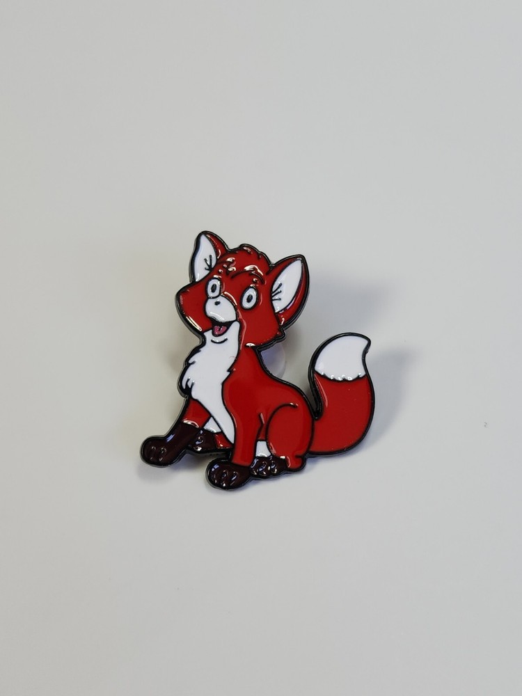 Tod The Fox Lapel Pin Cartoon Character Fox & Hound