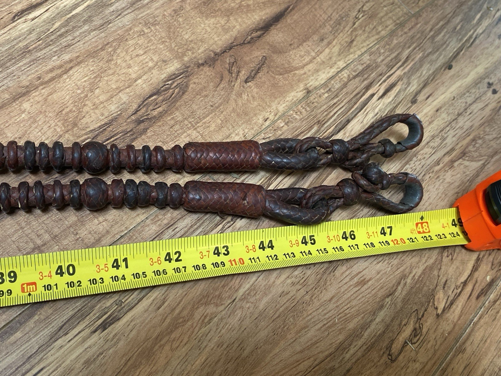 Vintage Handmade Western Romel - Romal Braided Reins California Style Kangaroo?