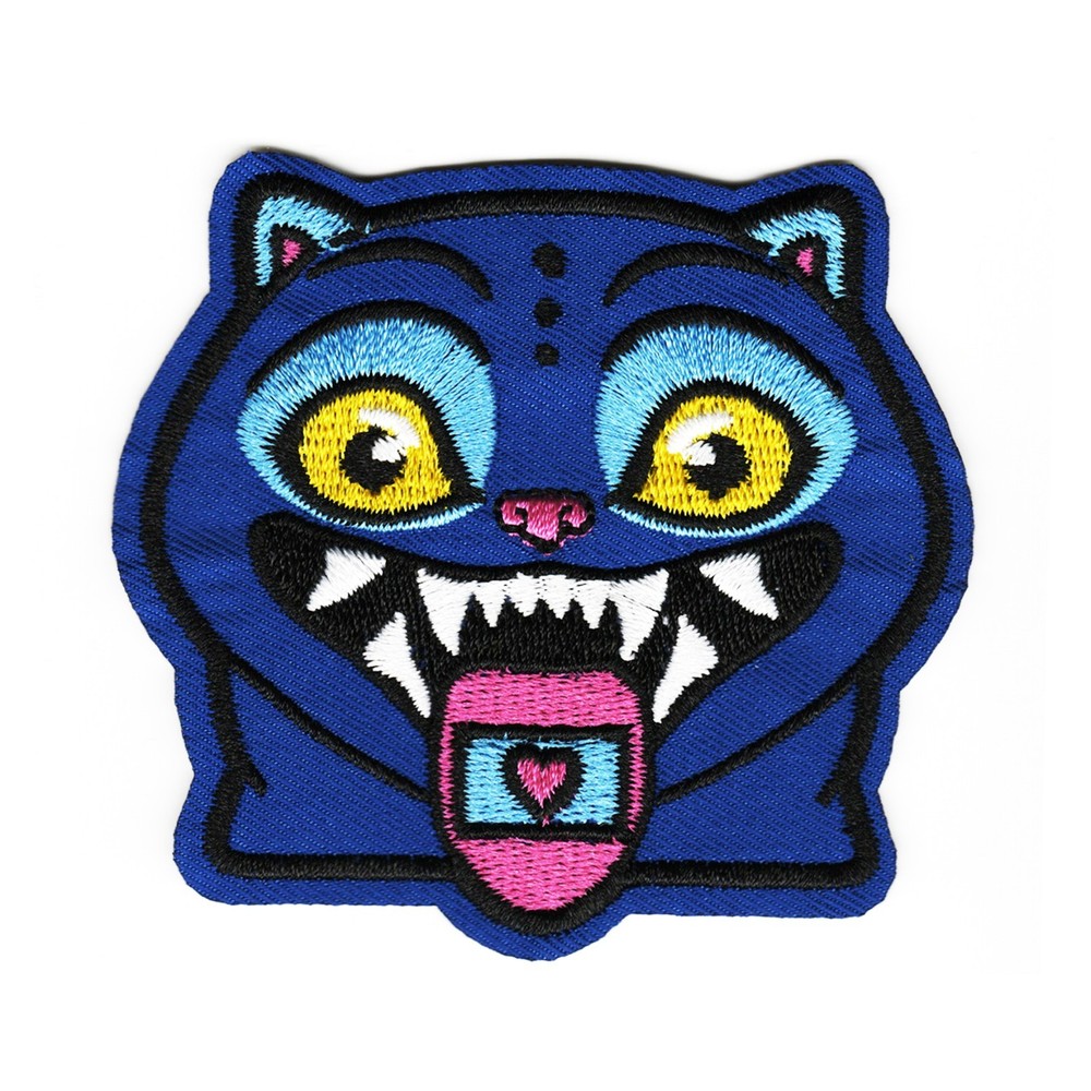 Kpop Demon Hunters Derpy Tiger Embroidered Iron On Patch
