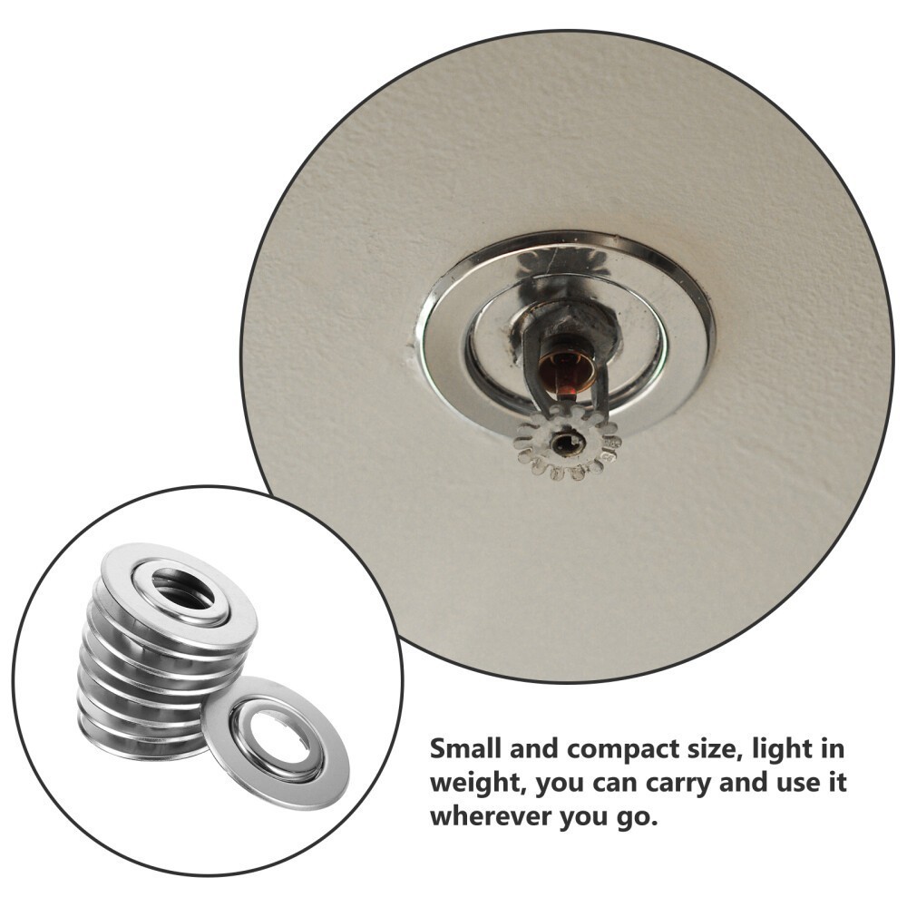 10 Pcs/set Double Disc Decorative Cover Fire Sprinkler Cap Protector for [