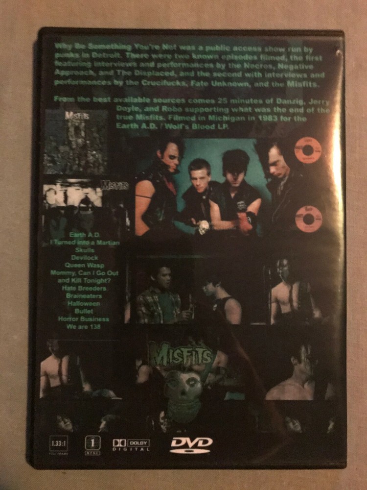 Misfits - Walk Among You - Live DVD Bulk Item LOT of 6 Danzig Samhain