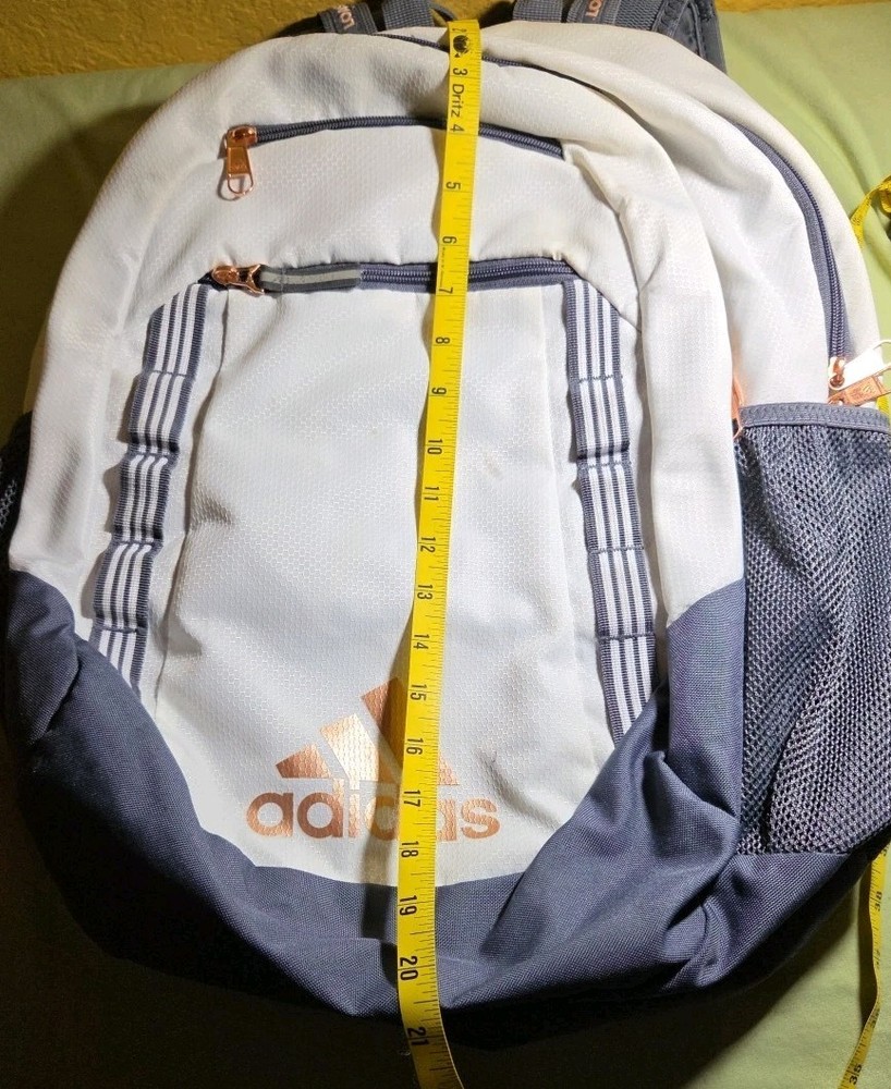 Adidas Backpack RN# 90288 White/Grey