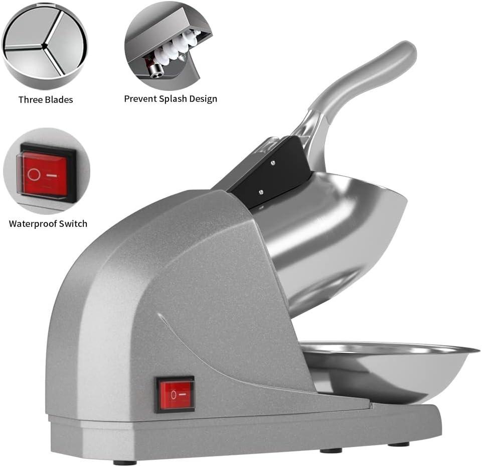 #1 Máquina de hielo raspado trituradora de hielo eléctrica de 380 W - NEW