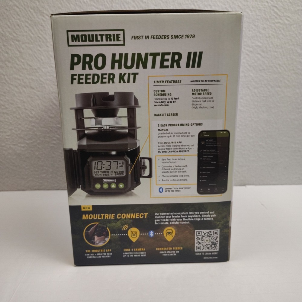 Moultrie PRO HUNTER III FEEDER KIT Digital Programmable Deer New in Box
