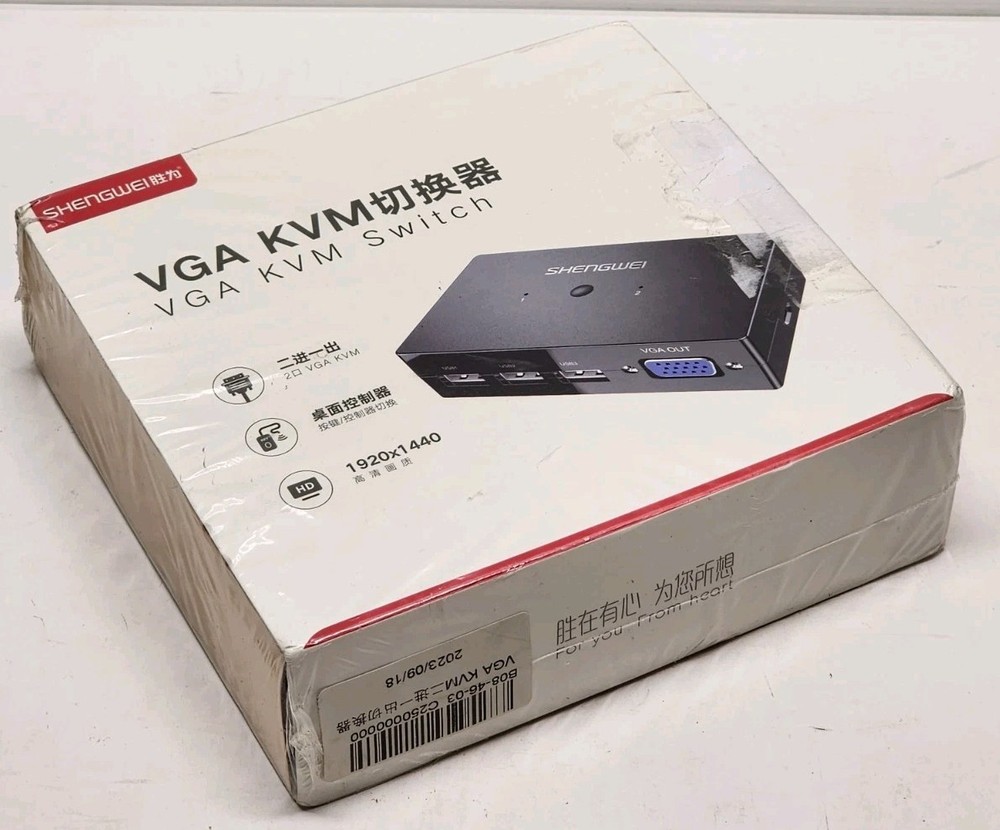 Shengwei VGA KVM Switch Model DVK3201K